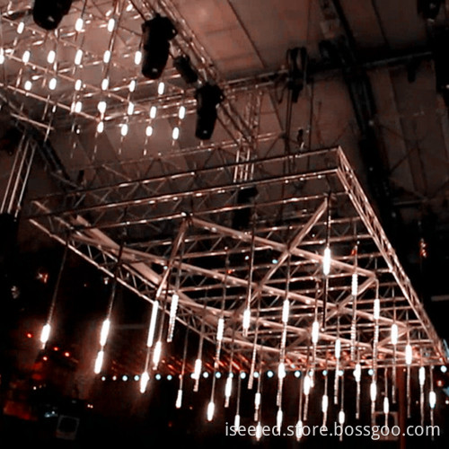 DMX 3D LED meteor tube disco lights